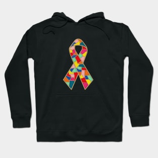 DID Ribbon - dissociative identity disorder ribbon Hoodie